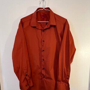 Men's Alfani Dress Shirt, Size L Slim Fit, 16-16 1/2, 32/33, Blend